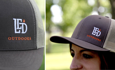 LED Outdoors™ Bark/khaki Trucker