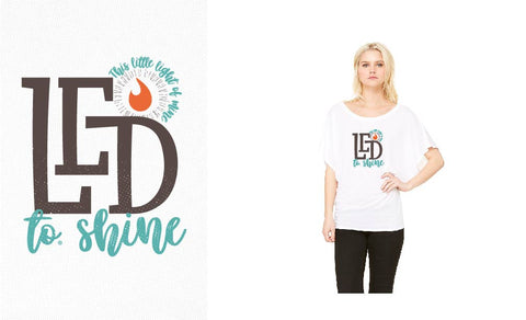 LED to® Shine Flowy Dolman