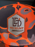 LED to® Hunt Orange Camo Trucker