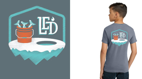 LED Bucket 'O' Fish Youth T-shirt